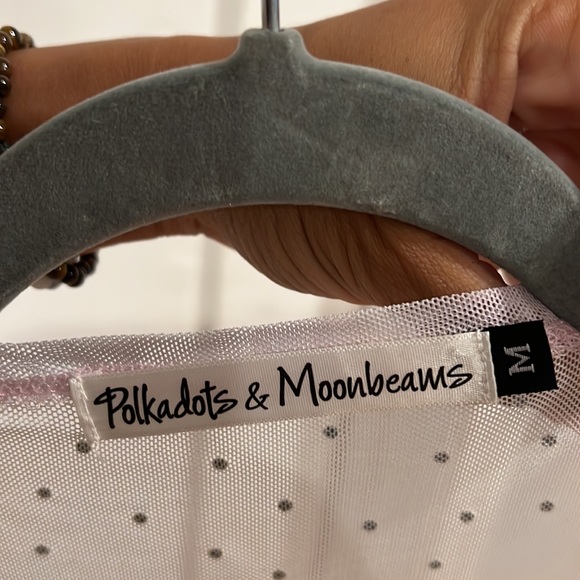 Rainbow rhinestone transparent cover up - Picture 3 of 4